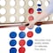 Toy Time 4-In-A-Row-Giant Classic Wooden Toy for Indoor and Outdoor Strategy and Skill Game for Kids/ Adults 571008SRH - alternate 3